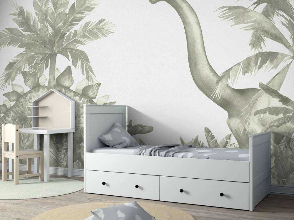 Dinosaurios en verde