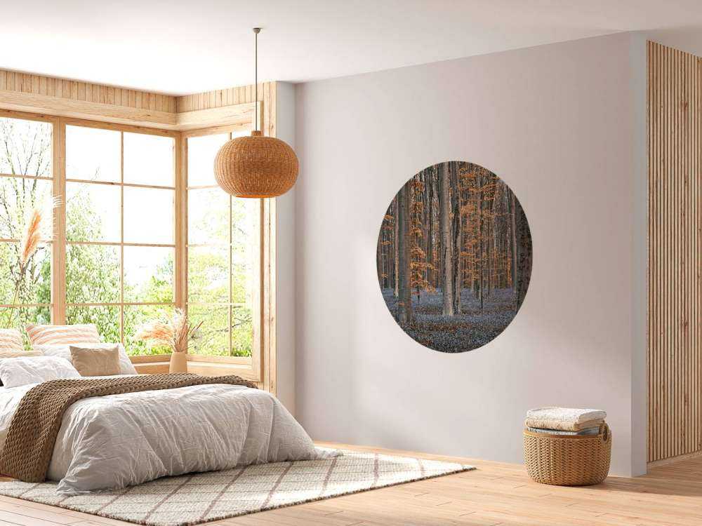Bosque con tonos pastel