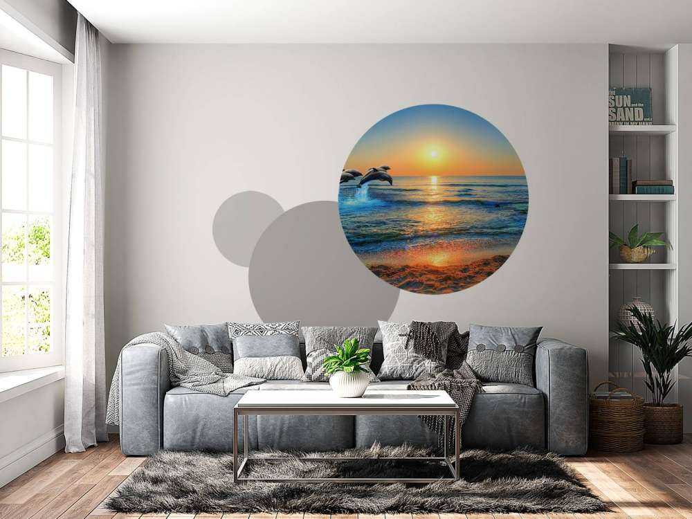 Bandada de delfines