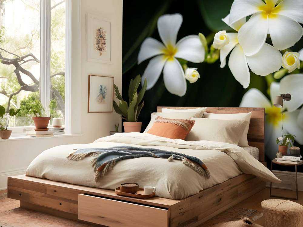Primer plano de la Plumeria