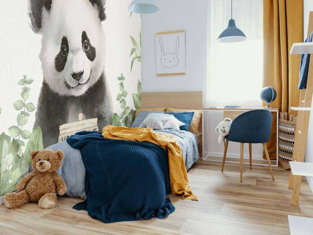 Panda bebé en la selva