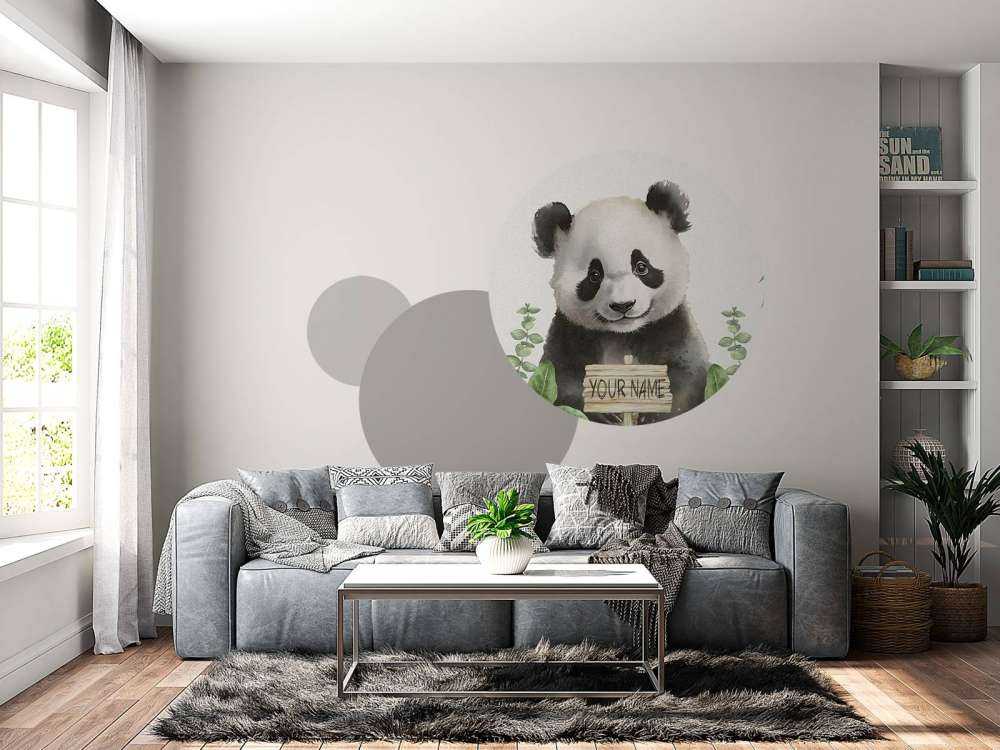 Panda bebé en la selva