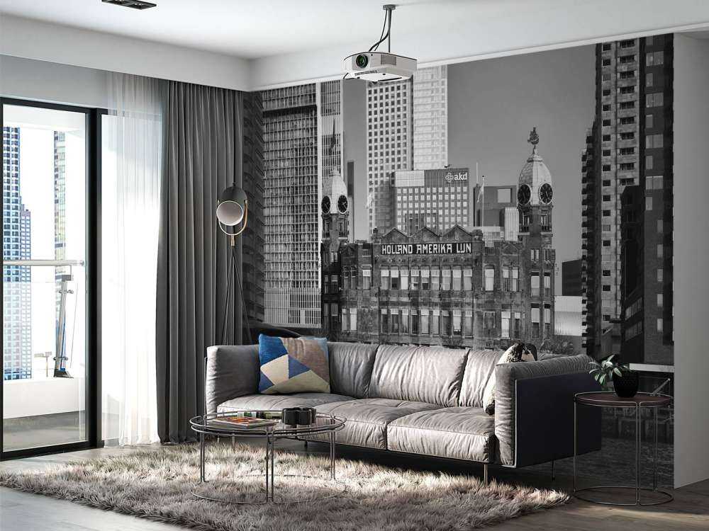 Hotel New York en blanco y negro Rotterdam 