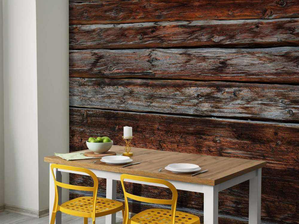 Madera áspera y desgastada