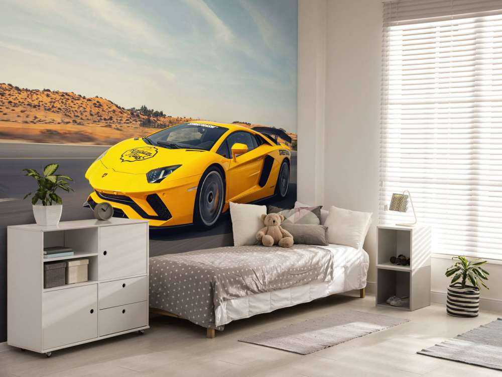 Lamborghini Aventador en acción