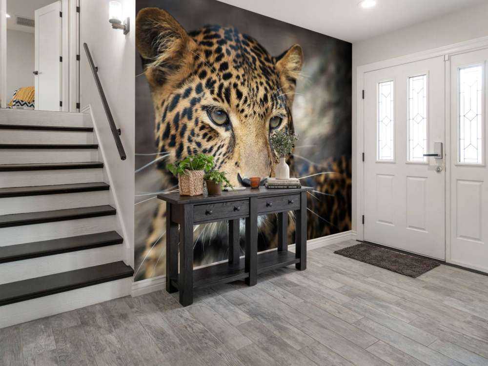 Primer plano de un leopardo