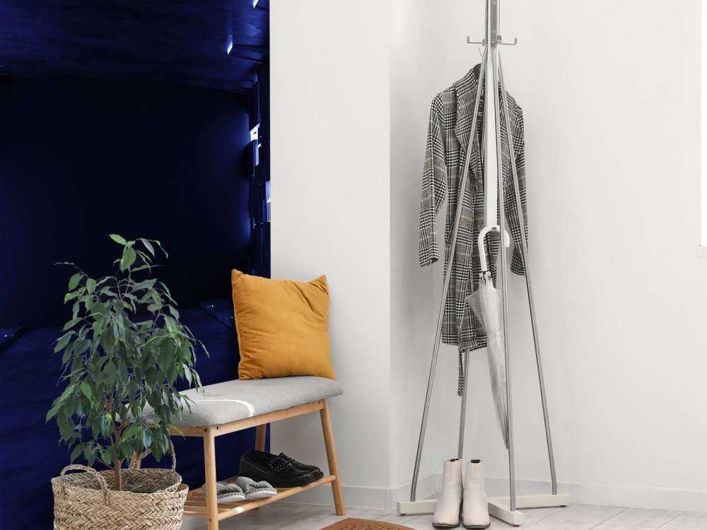 Habitación moderna y futurista