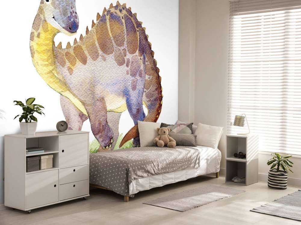 Dinosaurio de la acuarela