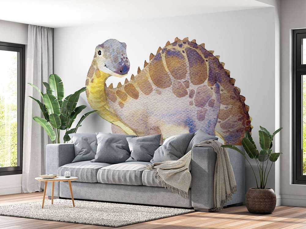 Dinosaurio de la acuarela
