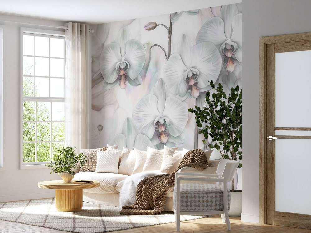 Paraíso de Orquídeas Verde Oscuro