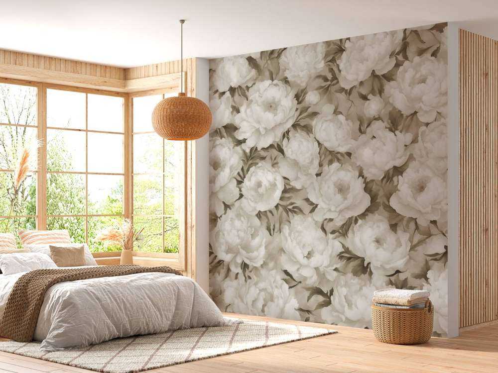 Pared Amarilla de Peonía
