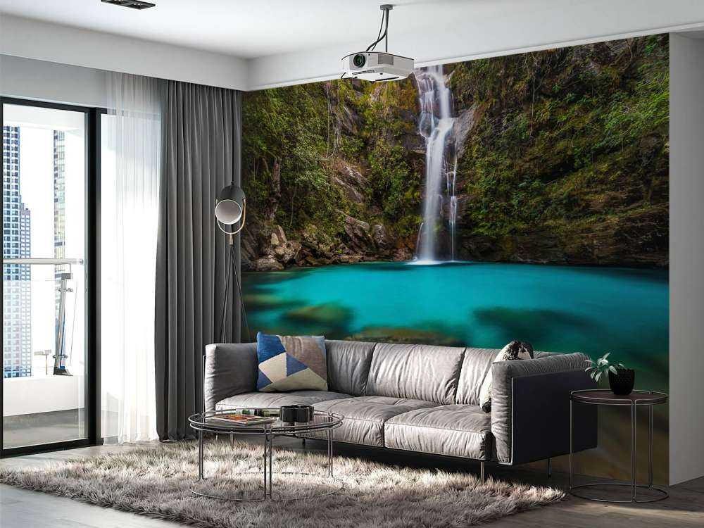 Cascada turquesa