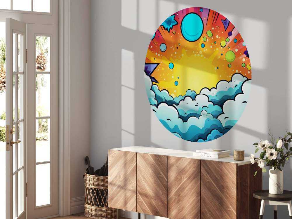 Explosión cósmica de colores