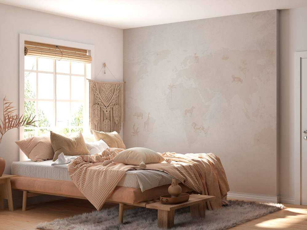 Mapamundi sketch taupe