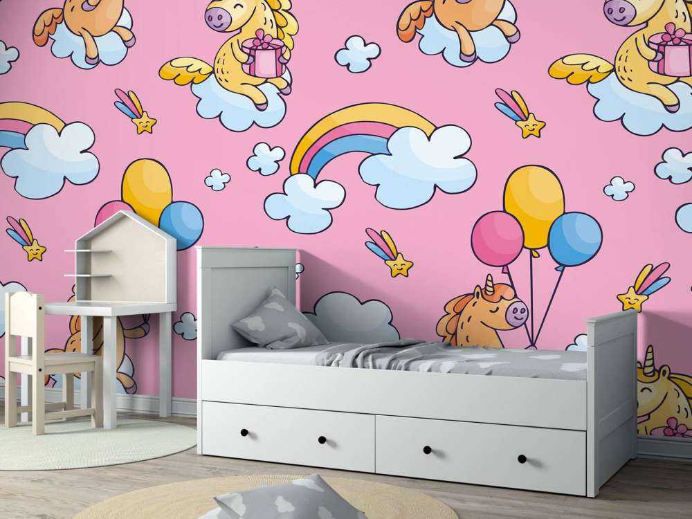 Unicornios con globos
