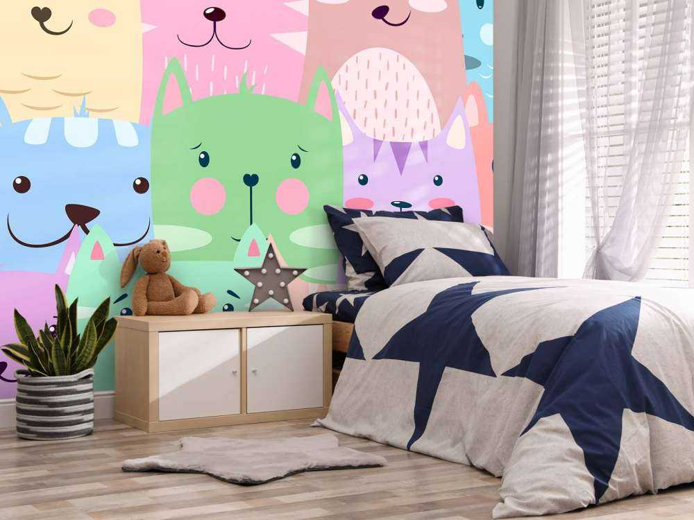 Gatos de colores