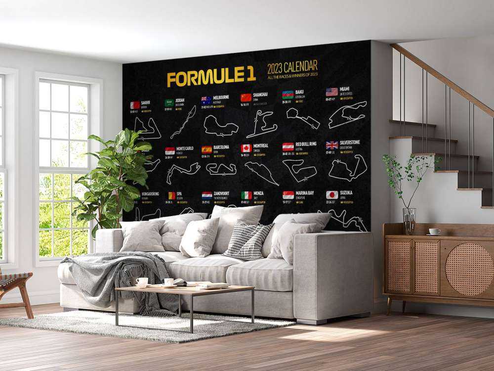 Formula 1 2023 - Mapa de ganadores