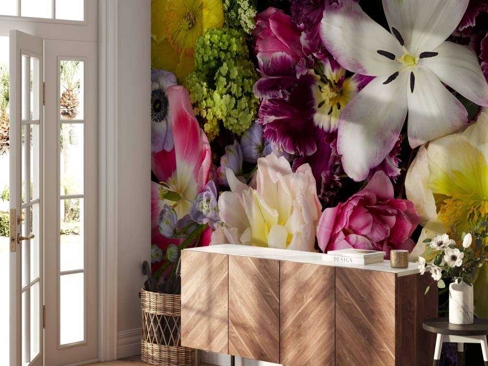 Flores de colores