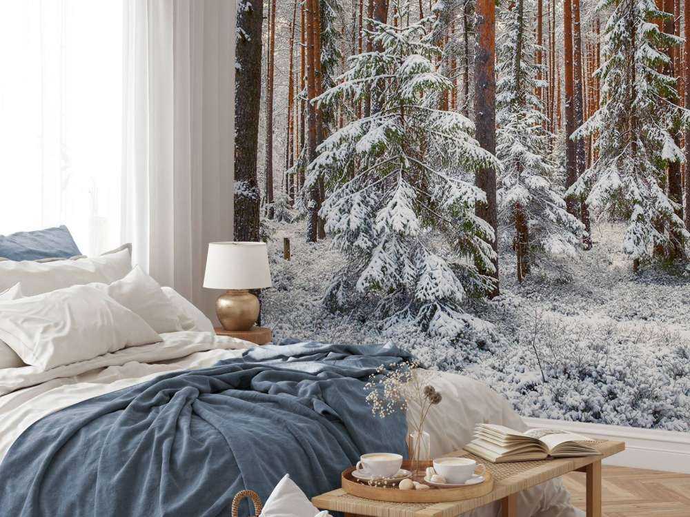 Bosque en la nieve