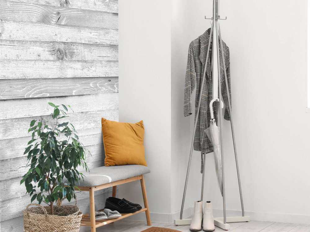 Madera blanca horizontal