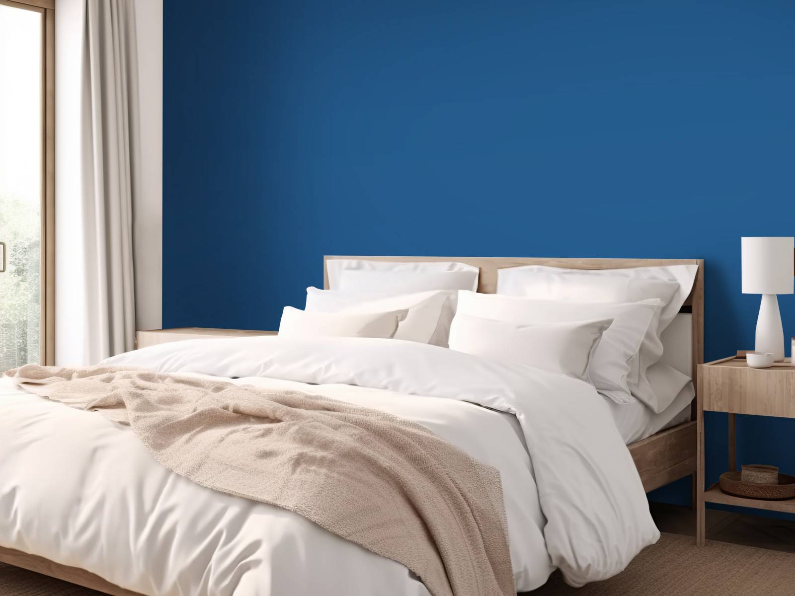 Papel Pintado - Azul americano, image size:1600x1200