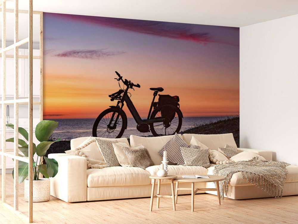 Bicicleta en el mar