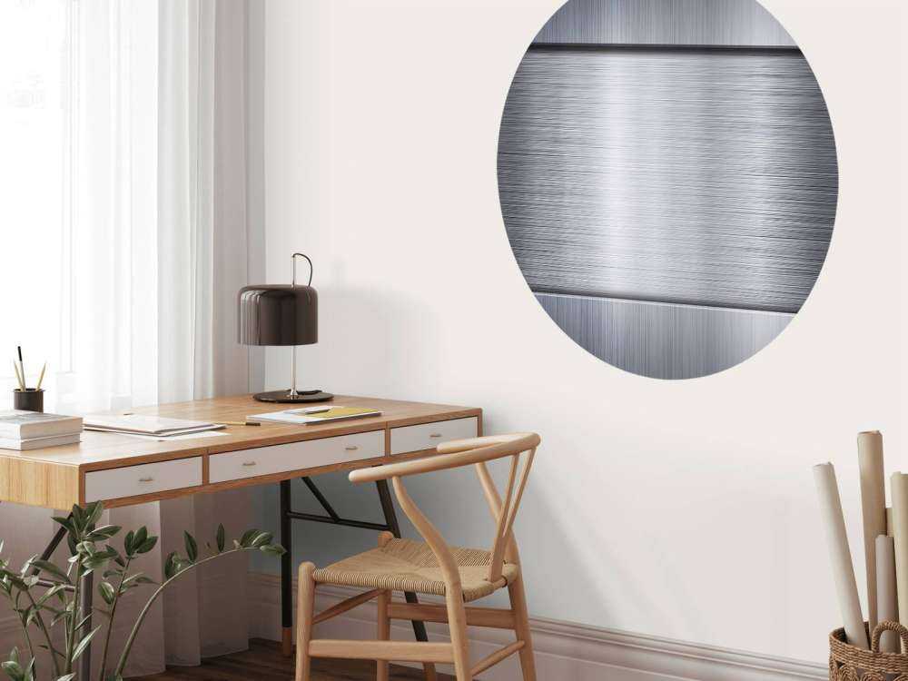 Placa metálica de aluminio cepillado