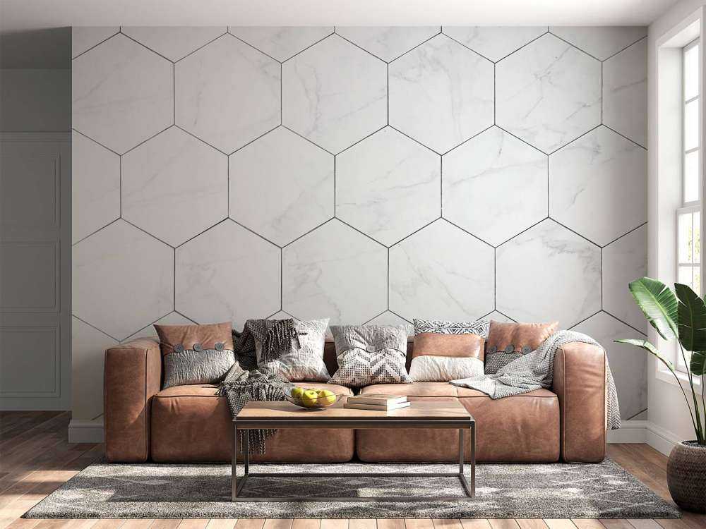 Hexágonos de mármol