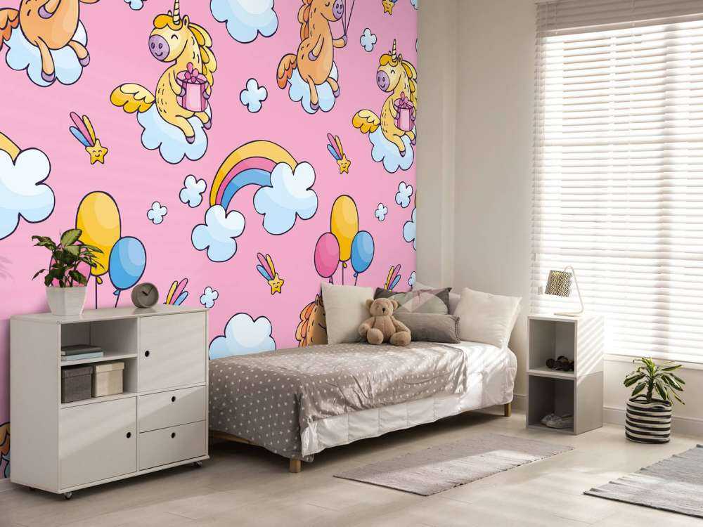 Unicornios con globos