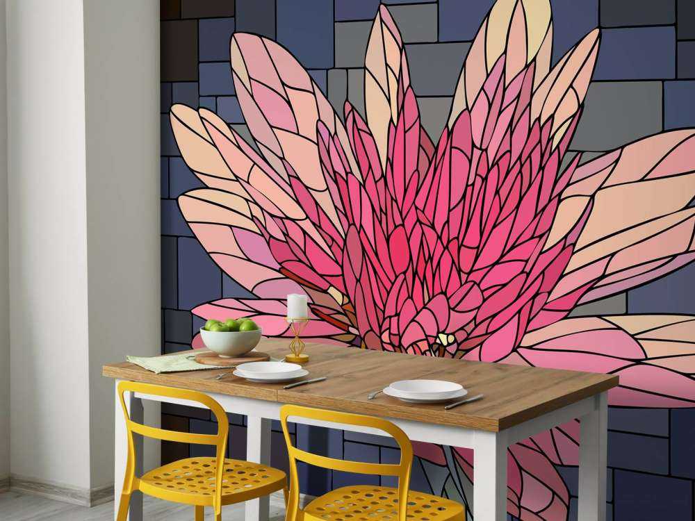 Flor rosa en flor