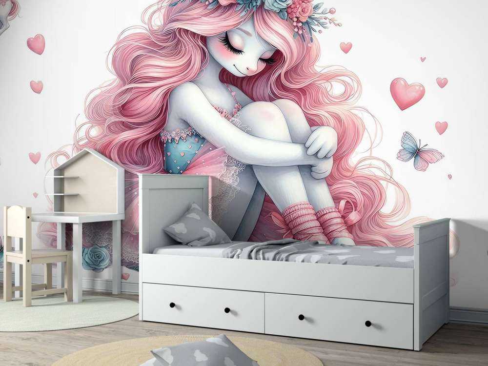 Unicornio soñador bailarina