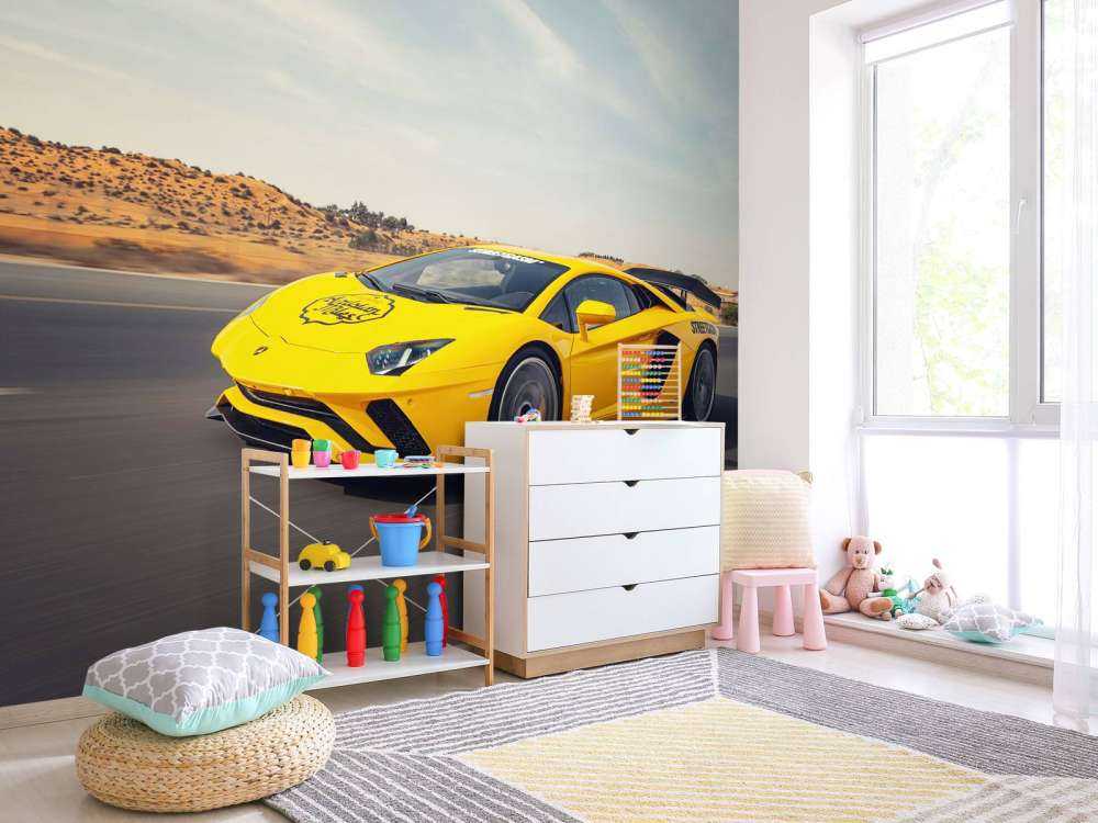 Lamborghini Aventador en acción