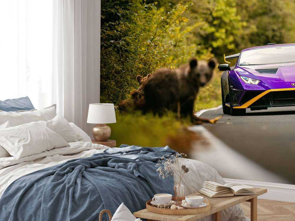 Lamborghini vs. naturaleza