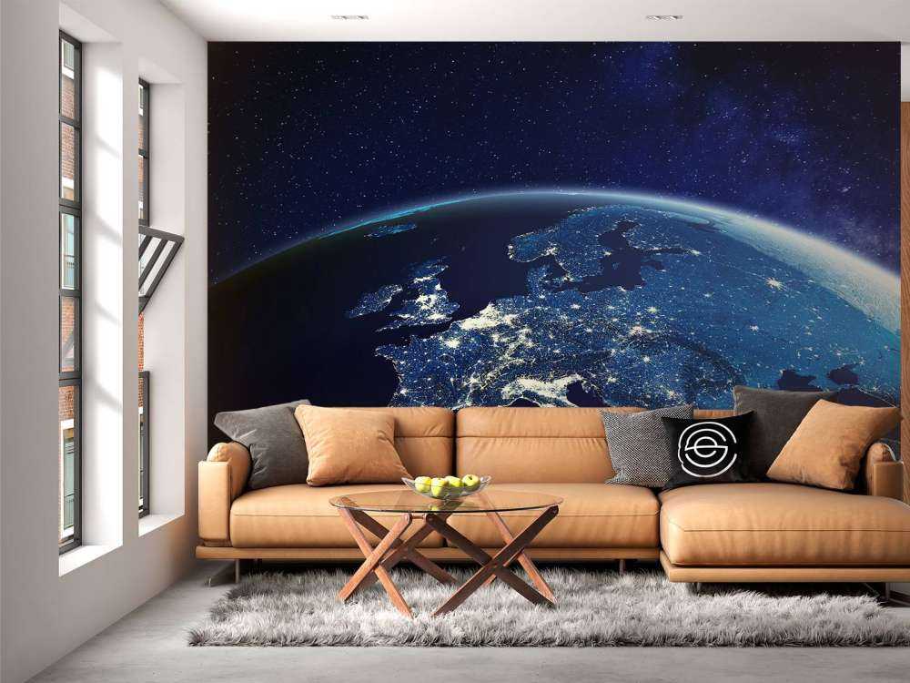 Mundo 3D de noche