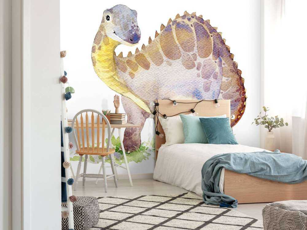 Dinosaurio de la acuarela
