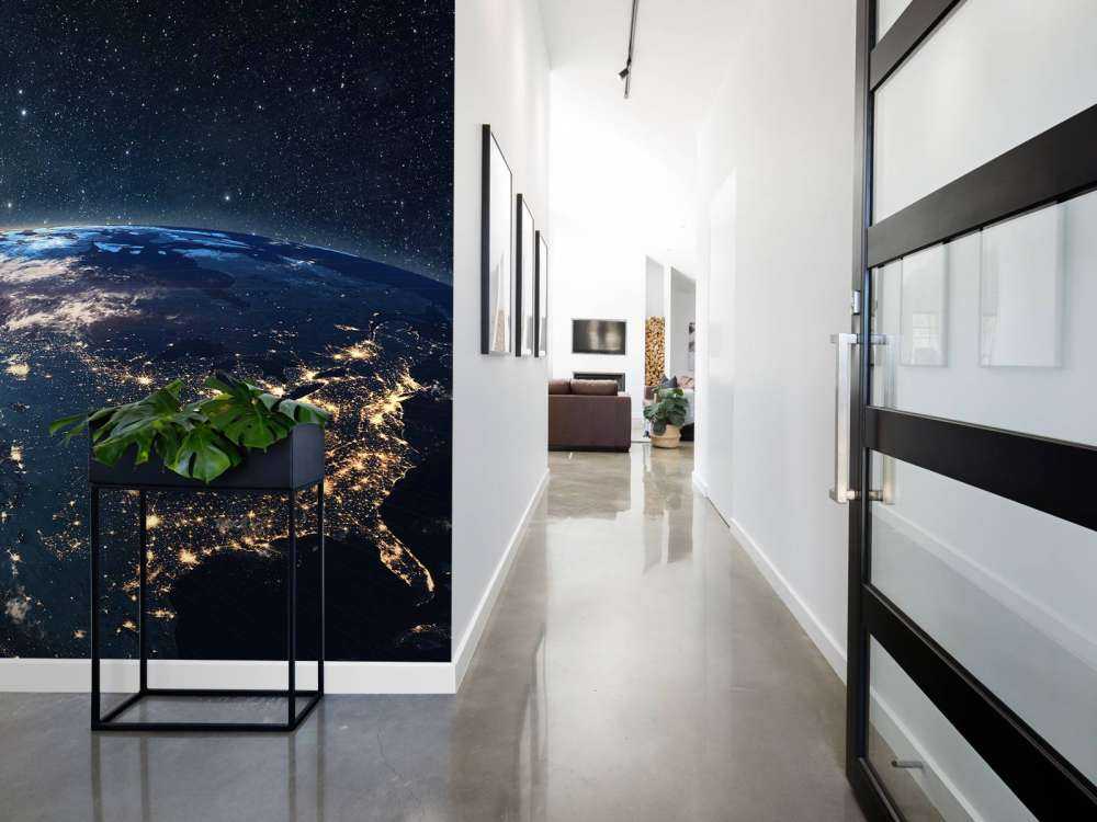 La Tierra de noche
