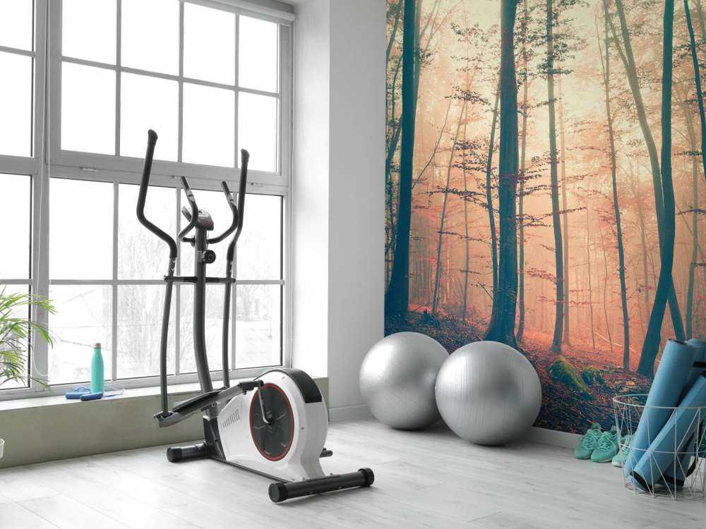 Bosque de colores vintage