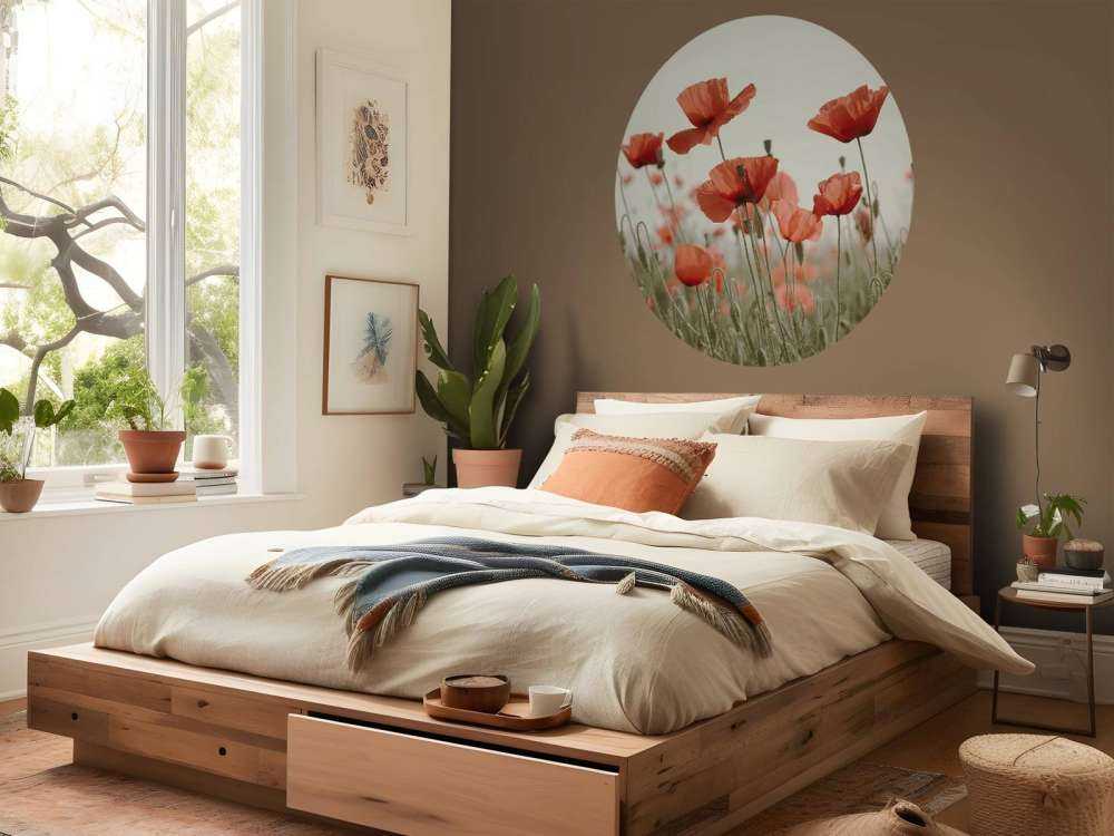 Amapolas en colores vintage