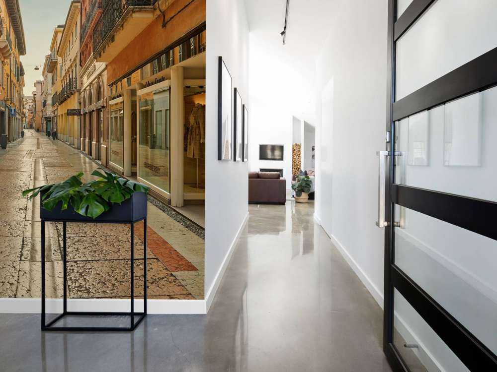 Calle comercial en Italia