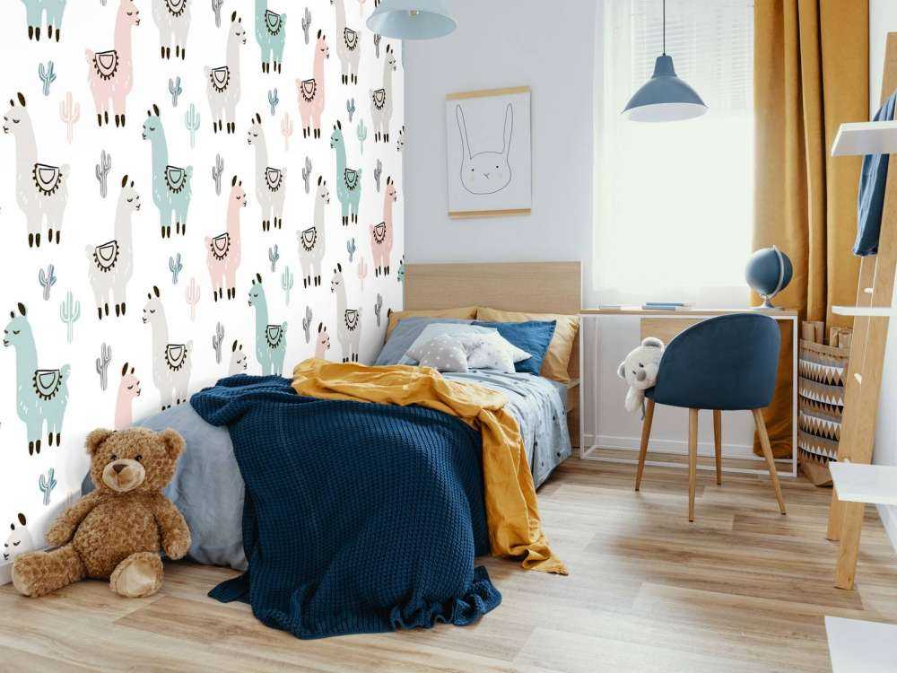 Llamas de colores