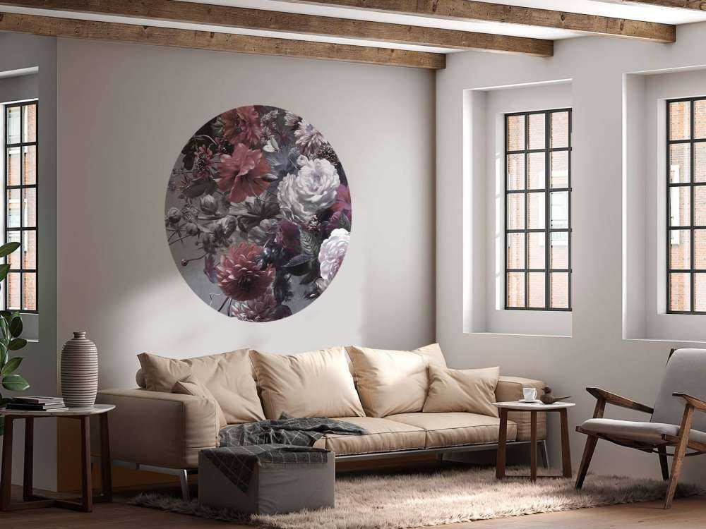 Gran ramo con amapolas rojas