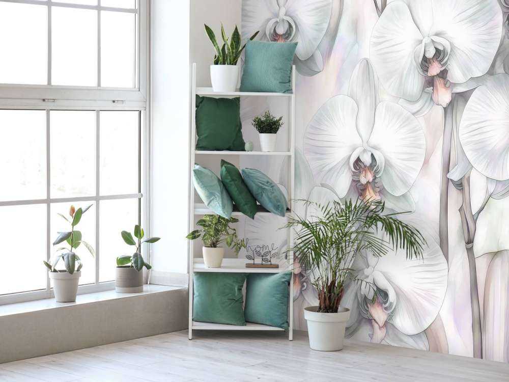 Paraíso de Orquídeas Verde Oscuro