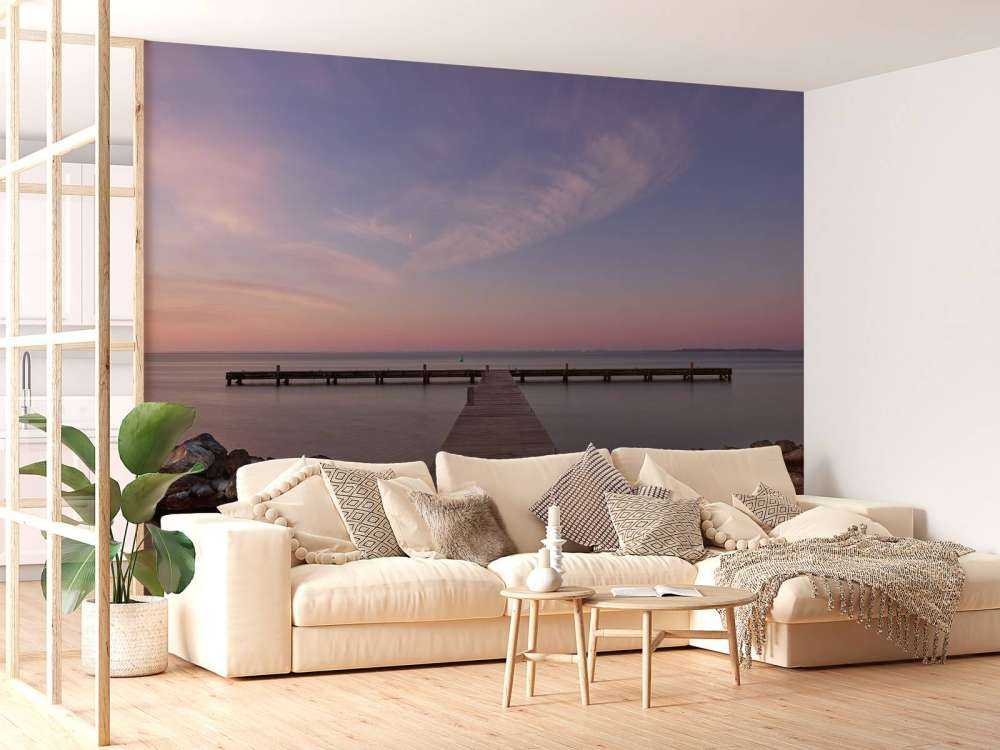 Muelle al amanecer