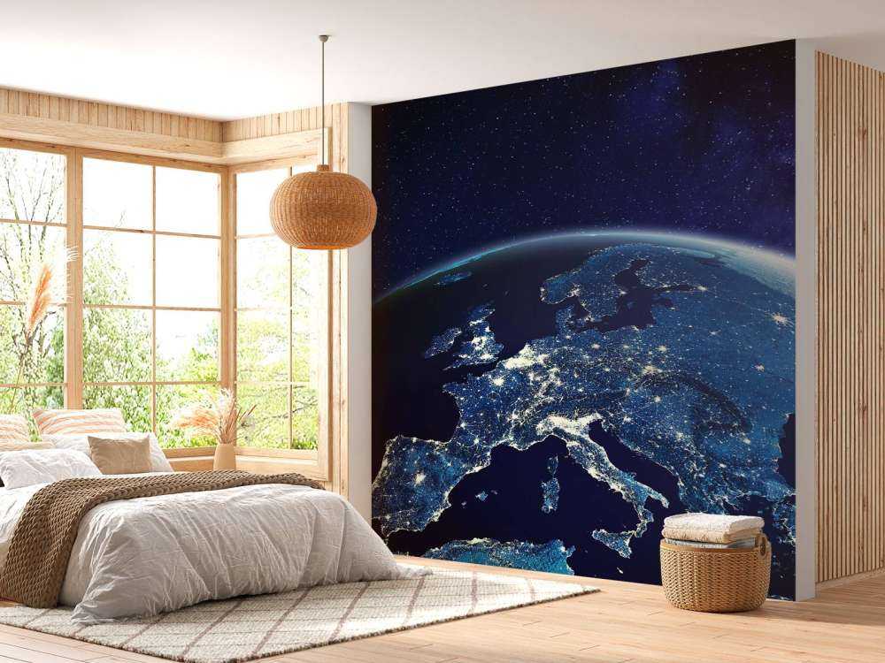 Mundo 3D de noche