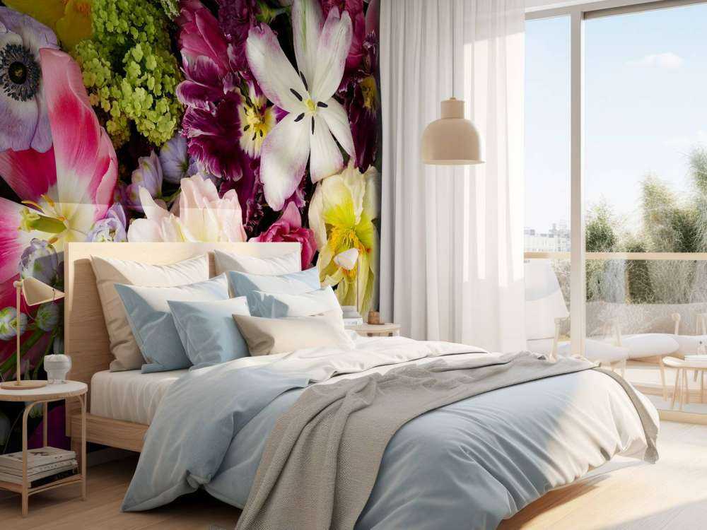 Flores de colores