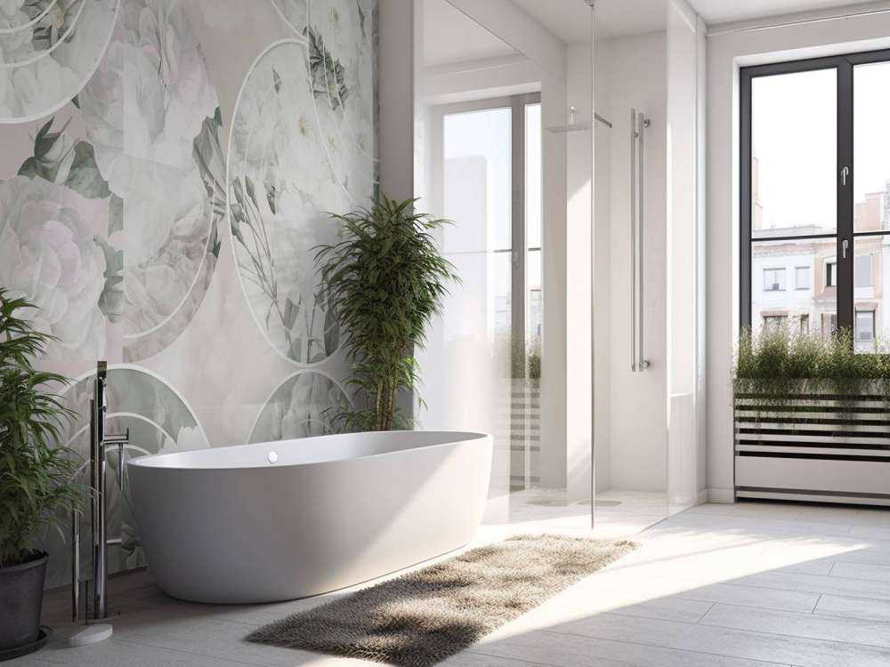 Elegancia Floral Atemporal - Blanco Suave