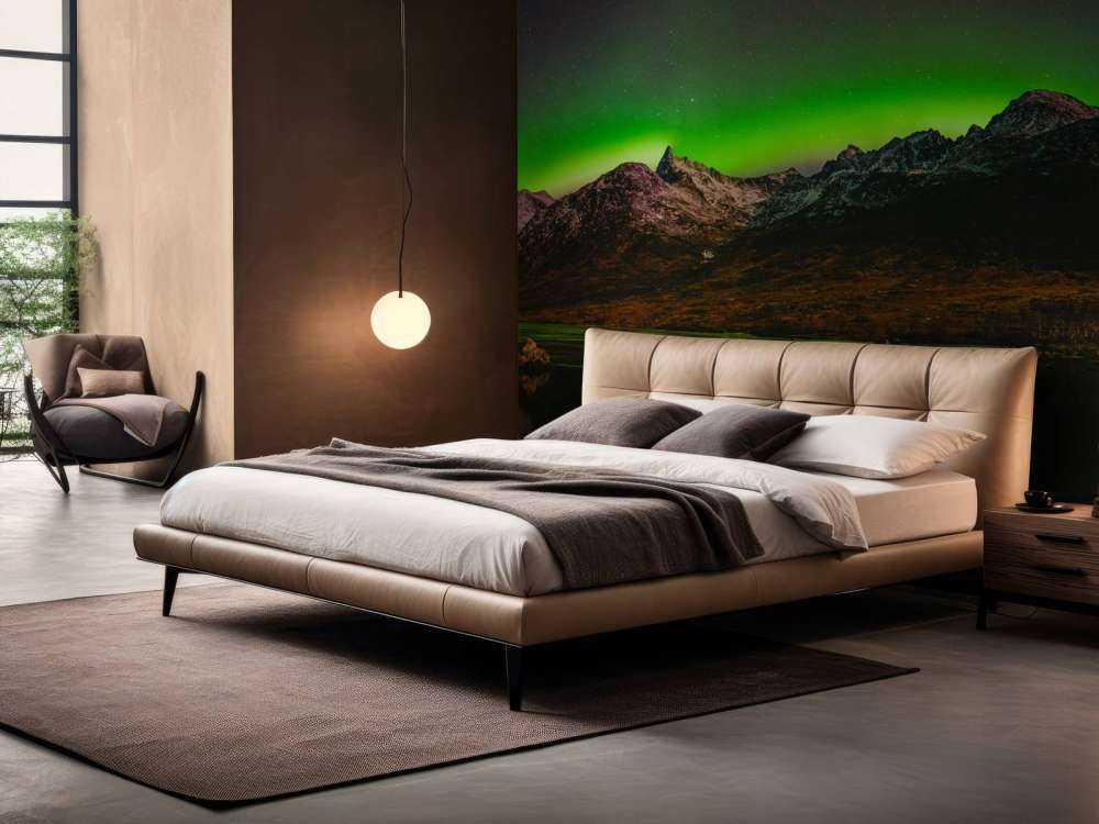 Panorama de la aurora boreal