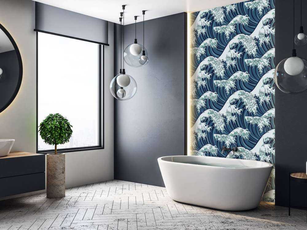 Ondas azules salvajes