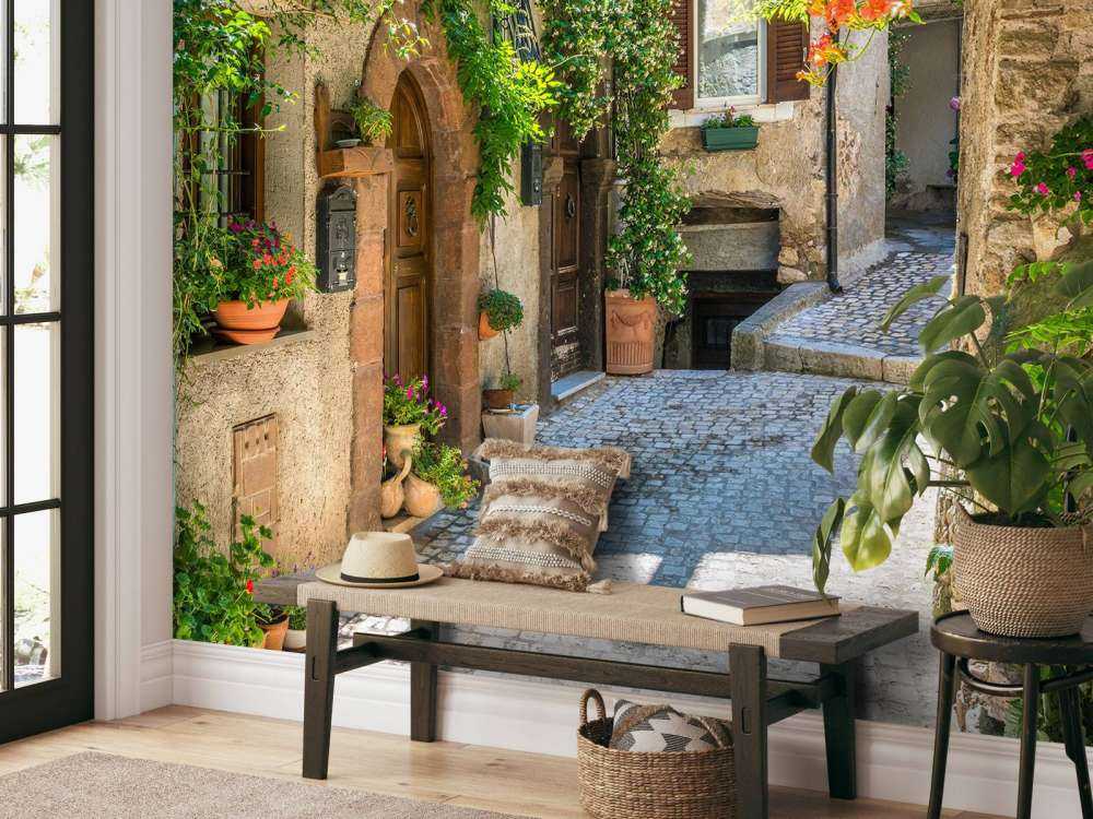Pueblo rural en Roma