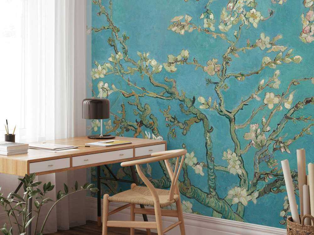 Almendro en flor pintado (Van Gogh)